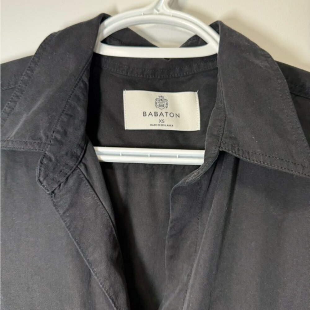 Aritzia Babaton Black Utility Sleeveless Shirt size XS - Picture 8 of 9